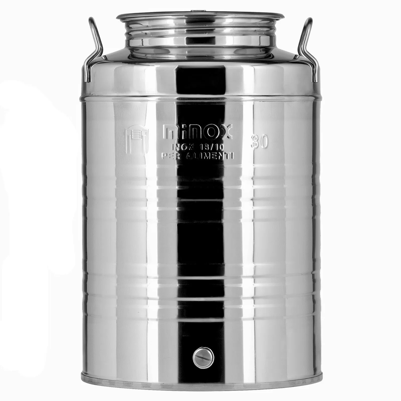 Produse vinificatie - Bidon Inox alimentar ambutisat, 10lt