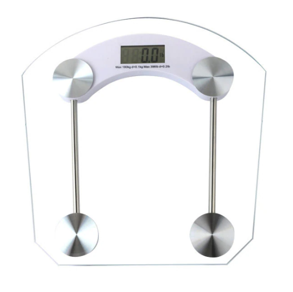 Produse - Cantar Electronic Corporal de Baie SUPER TRENDS®, Transparent, Afisaj Electronic, Capacitate Maxima Persoane 150 Kg, Oprire Automata, Sticla