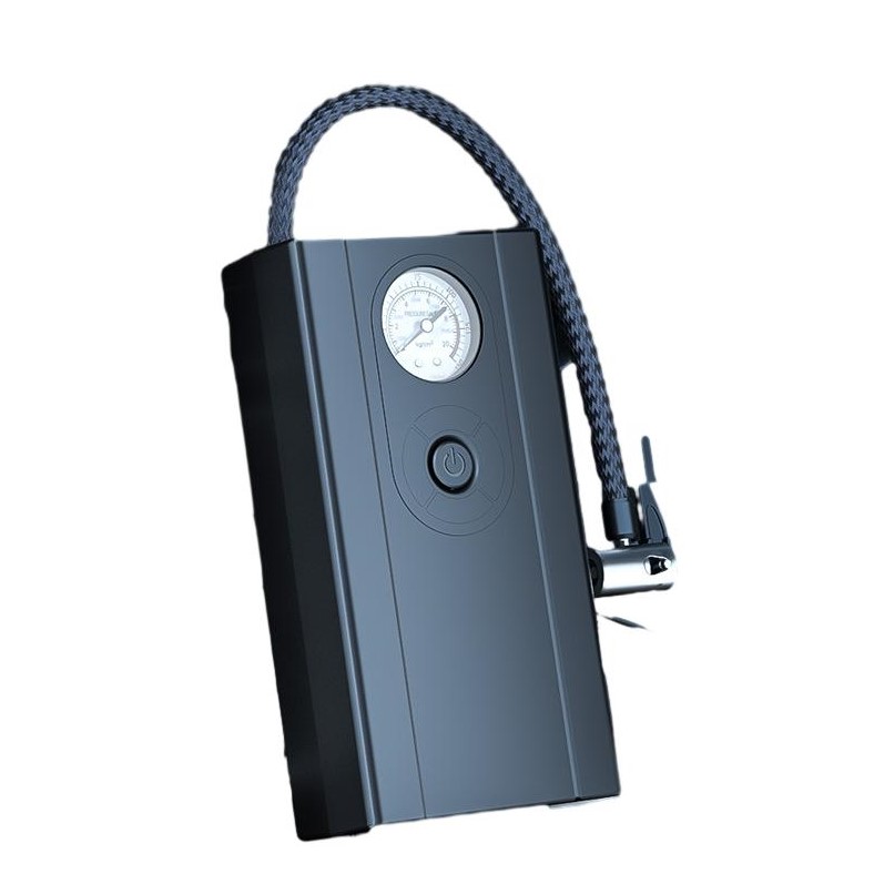 Pompa aer electrica, AT PERFORMANCE®, tip mini, compresor auto, maxim 10 BAR, 150 psi, 120W, cablu 15cm, alimentare la mufa auto, negru - Accesorii auto si intretinere - atMag.ro