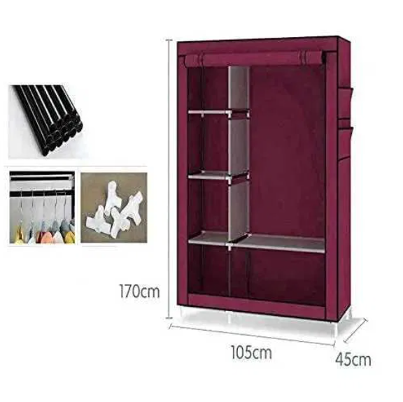 Dulap Din Material Textil, At Performance, depozitare haine/105X45X170 - Organizatoare imbracaminte si incaltaminte - atMag.ro