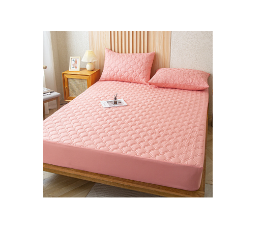 Husa de saltea din bumbac, impermeabila, At Performance, roz, 160x200cm - Cearceafuri de pat - atMag.ro