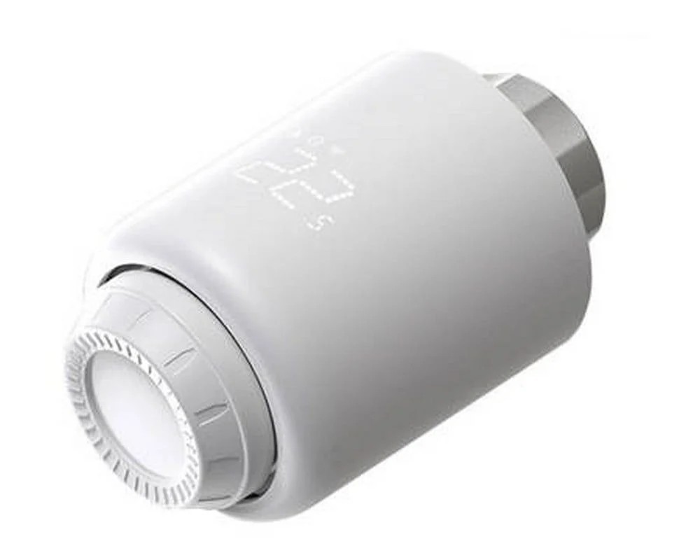 Termostate Wi-Fi - Cap termostatic inteligent, WiFi, Tuya /, reglare temperatura individuala calorifere, Compatibil cu Amazon Alexa/Google Assistant, Alb @SmartWiz