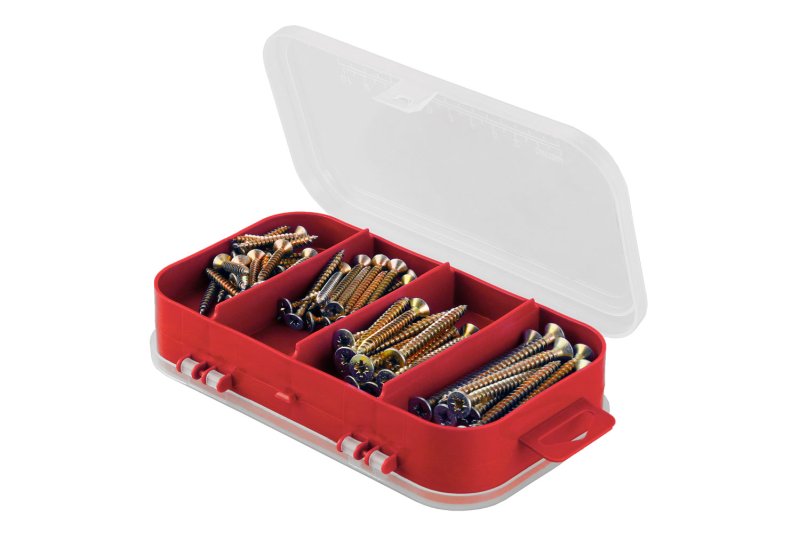 Suruburi, dibluri si accesorii prindere - Set 310 piese holsuruburi diferite dimensiuni, in cutie transport plastic