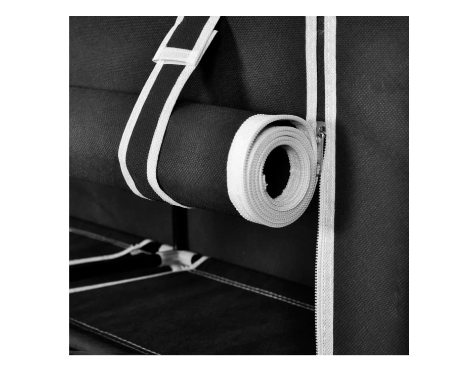 Dulap textil, AT PERFORMANCE®, incaltaminte, model nou, negru, 118X30X120 - Organizatoare imbracaminte si incaltaminte - atMag.ro