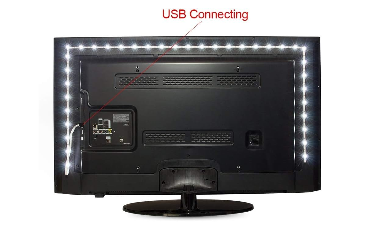 Banda led USB, decor lumini, 5V, AT PERFORMANCE®, 5m, leduri RGB, alimentare USB - Benzi led - atMag.ro