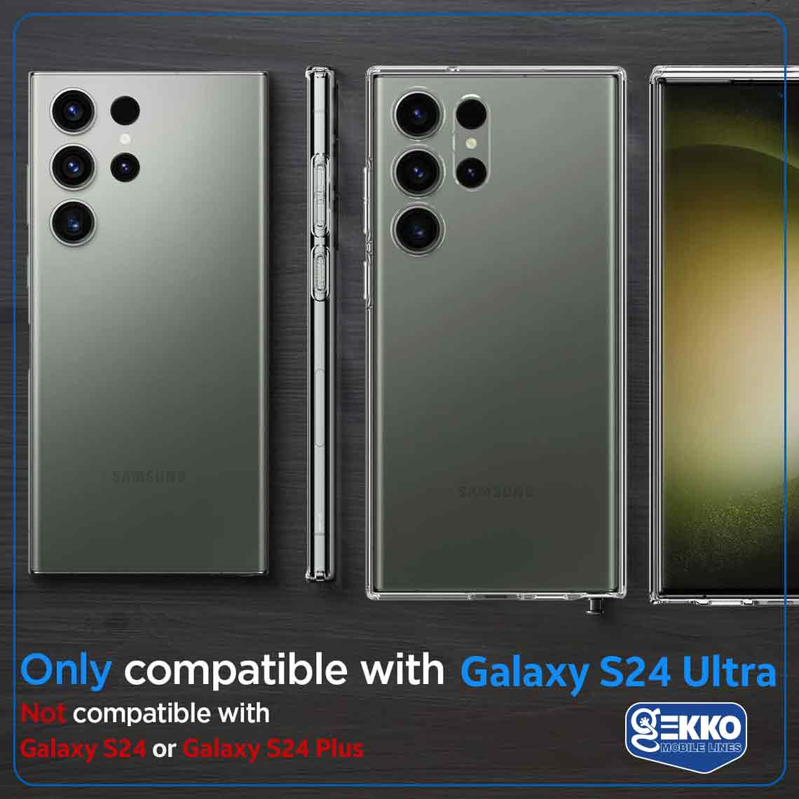 silicon Samsung Galaxy S24 Ultra, husa Samsung Galaxy S24 Ultra, black case, slim subtire, matte