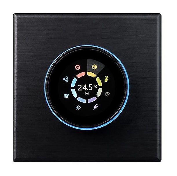 Termostate Wi-Fi - Termostat Inteligent Pardoseala, Rotita, Afisaj Digital, WIFI, Control prin Aplicatia Tuya, Wireless, Prindere in Doza de Perete, Control Vocal Google Home, Alexa @SmartWiz