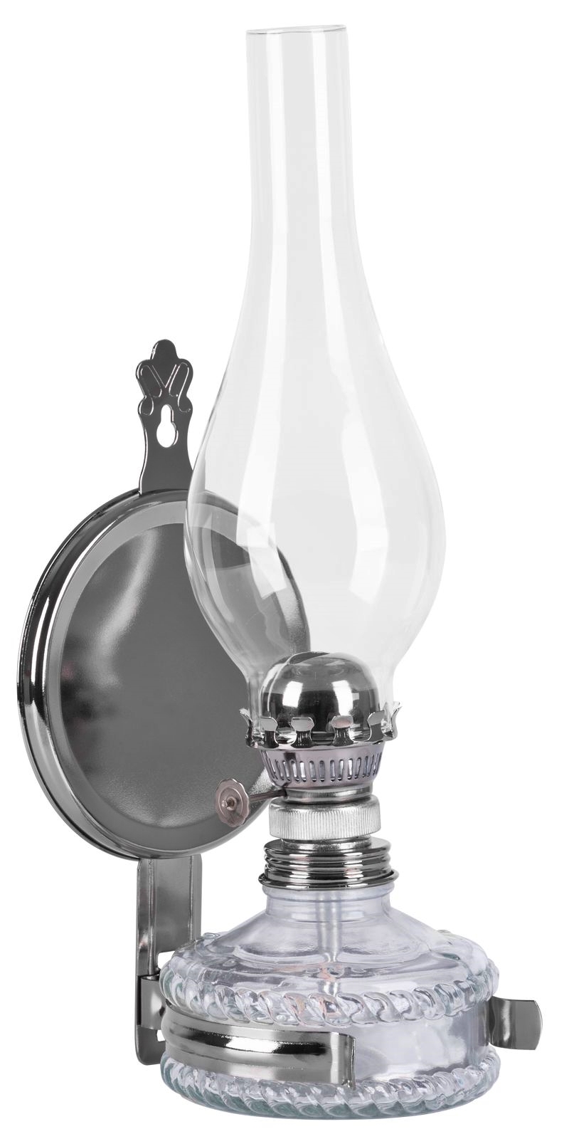Produse EmagMarketplace - Lampa vintage din sticla cu gaz lampant, inaltime 35 cm