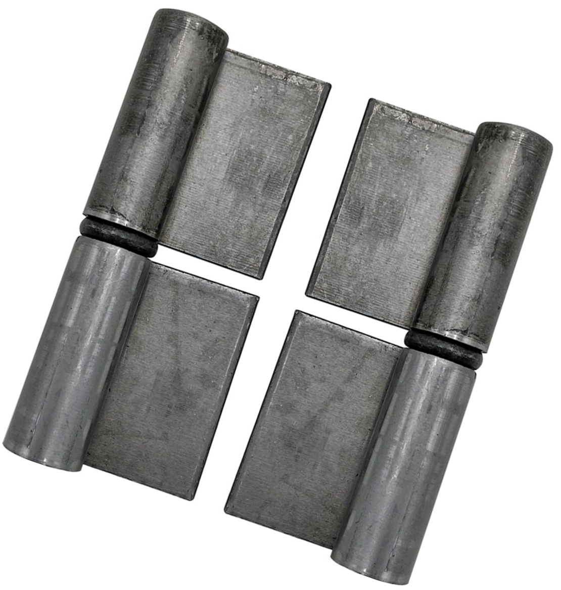 Produse EmagMarketplace - Set 2 bucati balamale sudabile cu talpa 100mm