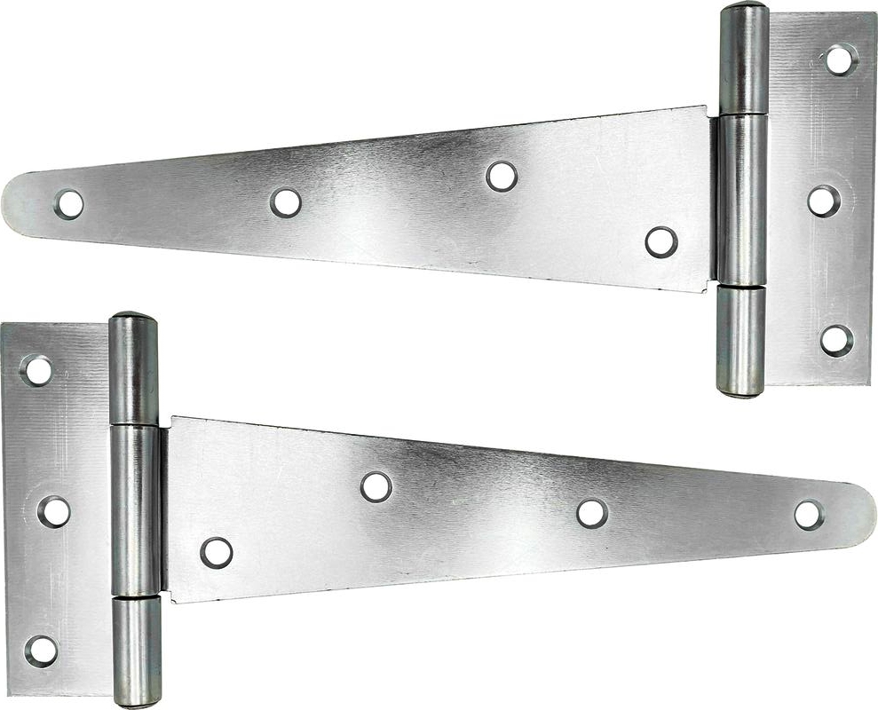 Balamale - Set 2 bucati balamale lungi pentru poarta, 10x200 mm, galvanizate