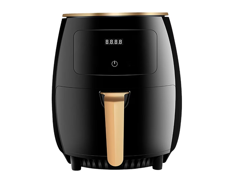 Electronice & Electrocasnice - Friteuza Fara Ulei Air Fryer SUPER TRENDS®, 2400W, Capacitate 6L, 8 Programe de Gatire, Temperatura Maxima 210˚C, Pastrare la Cald, Afisaj Digital