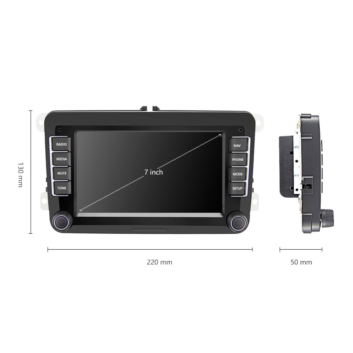 Navigatii GPS - Navigatie dedicata Volkswagen, Skoda, Seat, Android, 7 inch