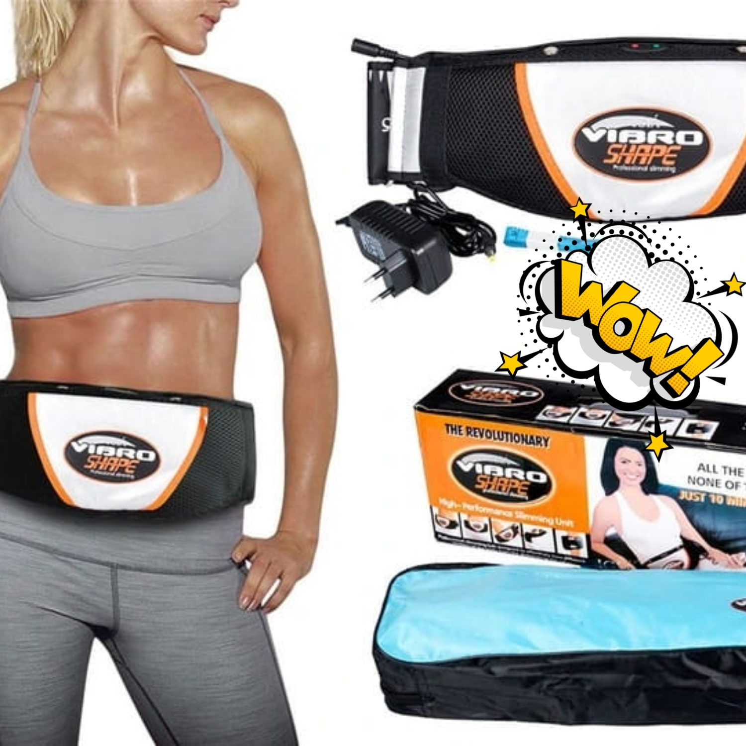 sala de sport portabila in forma de mini vibro cu masaj si incalzire