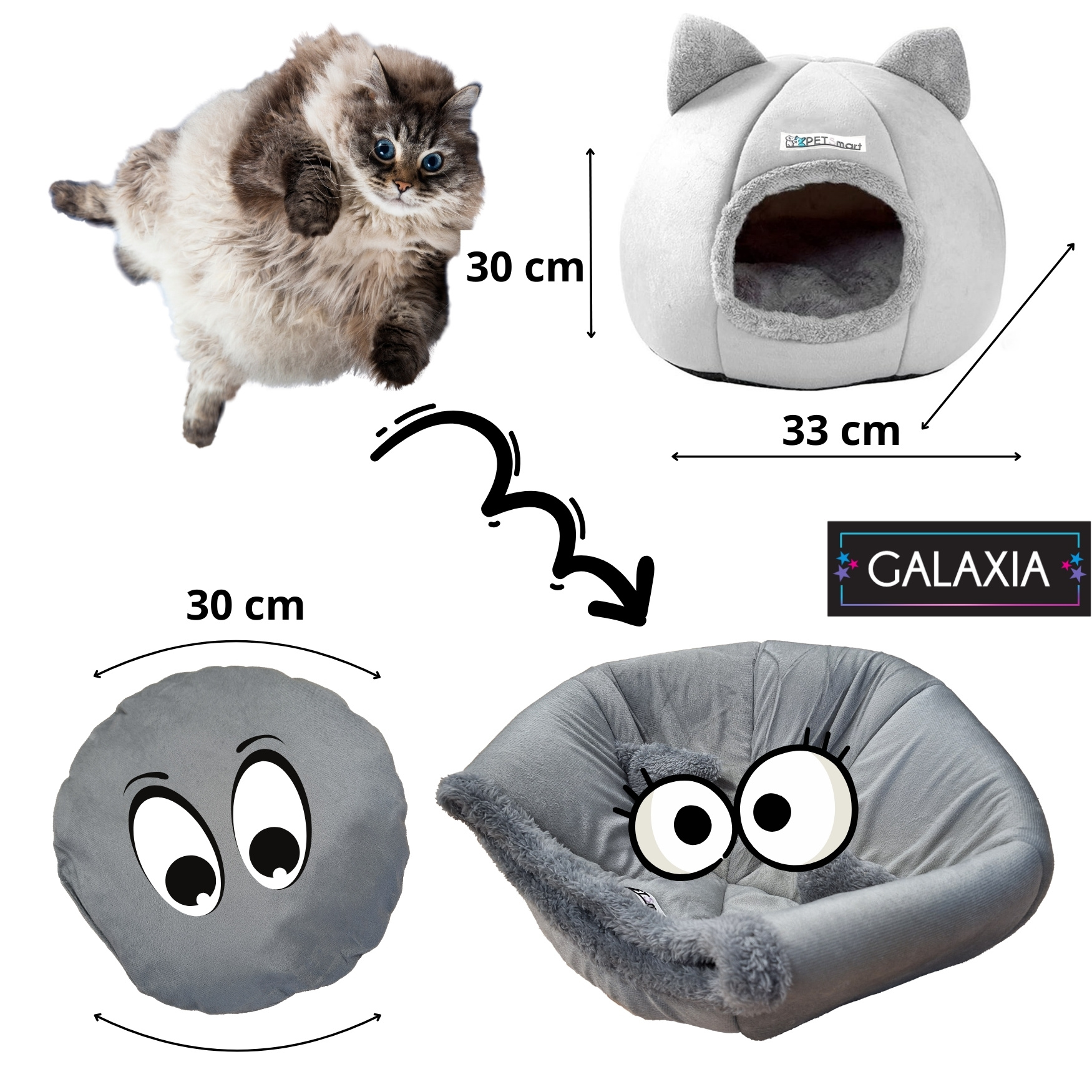 легло за домашни любимци с размер на котешко ухо