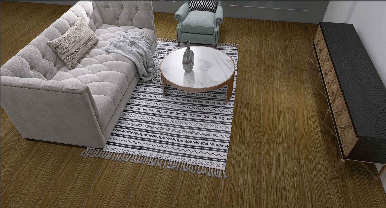 Set 36 Placi, De Pardoseala, AT PERFORMANCE®, durabil, autoadezive, PVC, 914.4mm x152.4mm, mm 5 m²/box, Maro camel - Parchet si pardoseli - Placi autoadezive pardoseala - atMag.ro