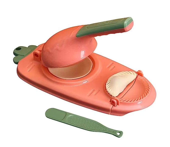 Produse - Aparat Pentru Facut Coltunasi, Ravioli SUPER TRENDS®, Presa Manuala 2 in 1 Galuste si Paste, Verde/Portocaliu