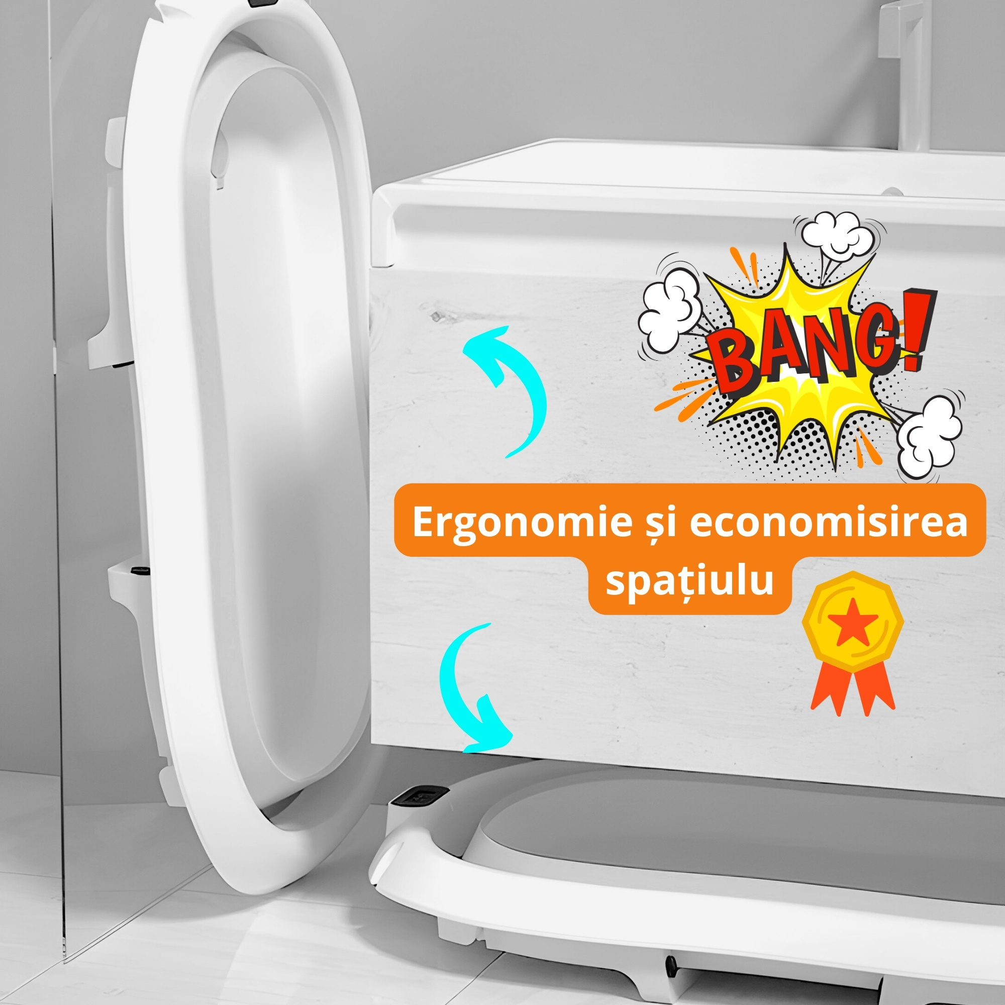 CADA PLIABILA PENTRU COPII CU TERMOMETRU PERNA SILICON GRI CE Ghid de intretinere