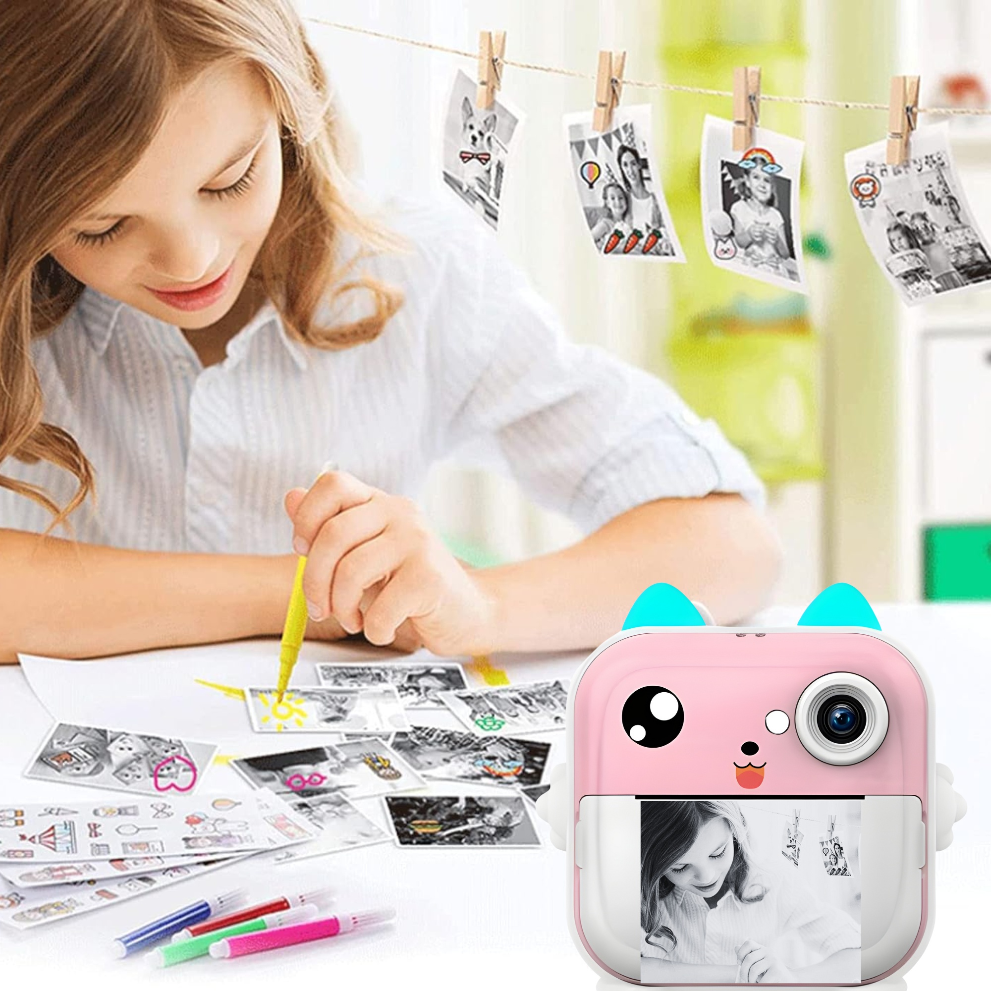 MINI HŐNYOMTATÓ DRUKUS PRO AZONNALI ESZKÖZ 10 TEkercs INGYENES Bluetooth kommunikáció