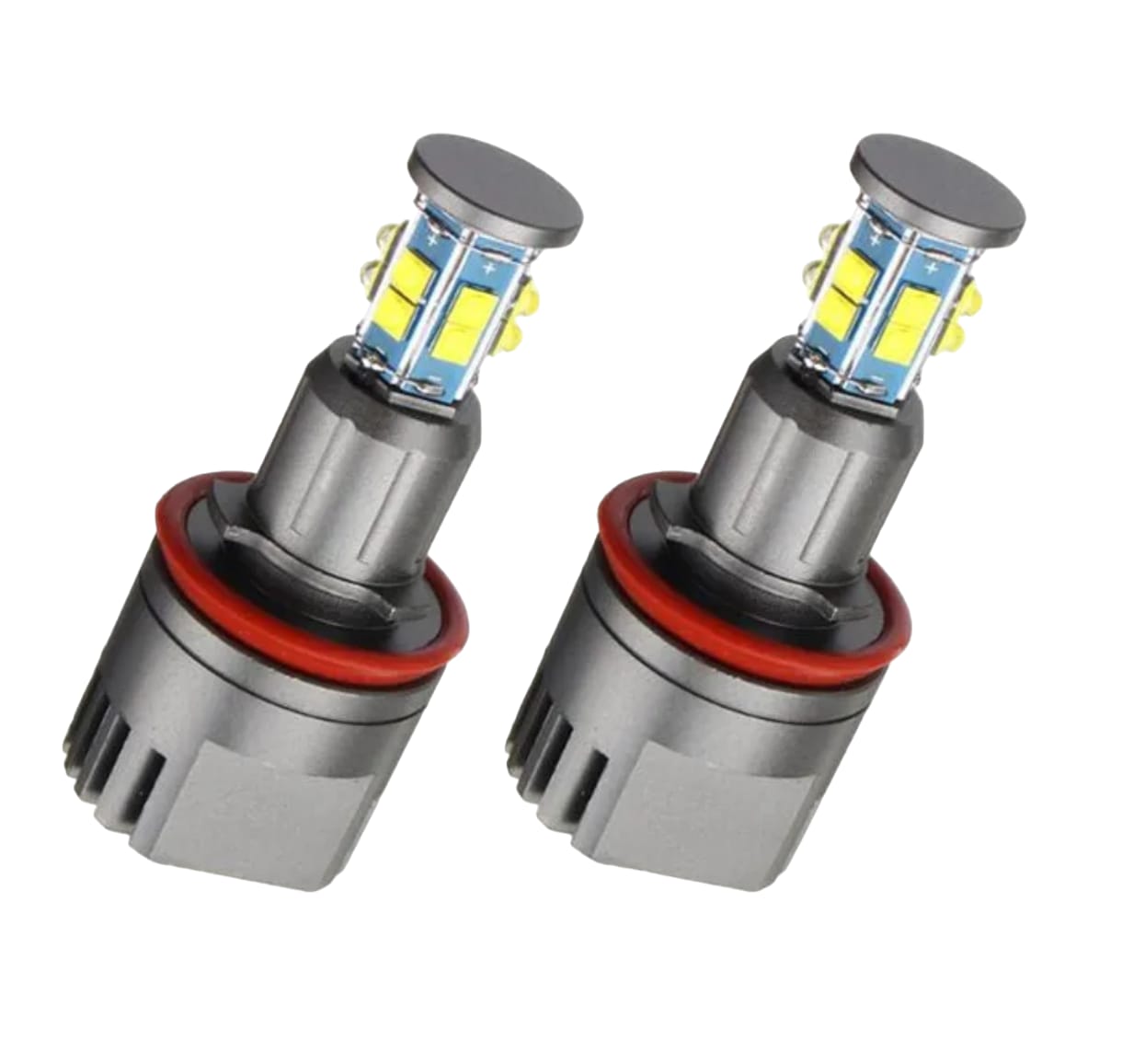 Ampoules Angel Eyes LED 120W 6000K Pour BMW - Lot De 2, Remplacement Direct, Plug & Play