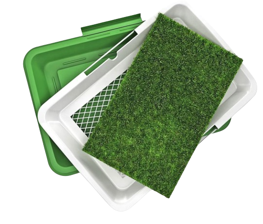 Produse - Toaleta Tip Litiera cu Covor Din Iarba Artificiala SUPER TRENDS®, Pentru Caini/Pisici/Alte Animale De Companie, Materiale Durabile, Verde