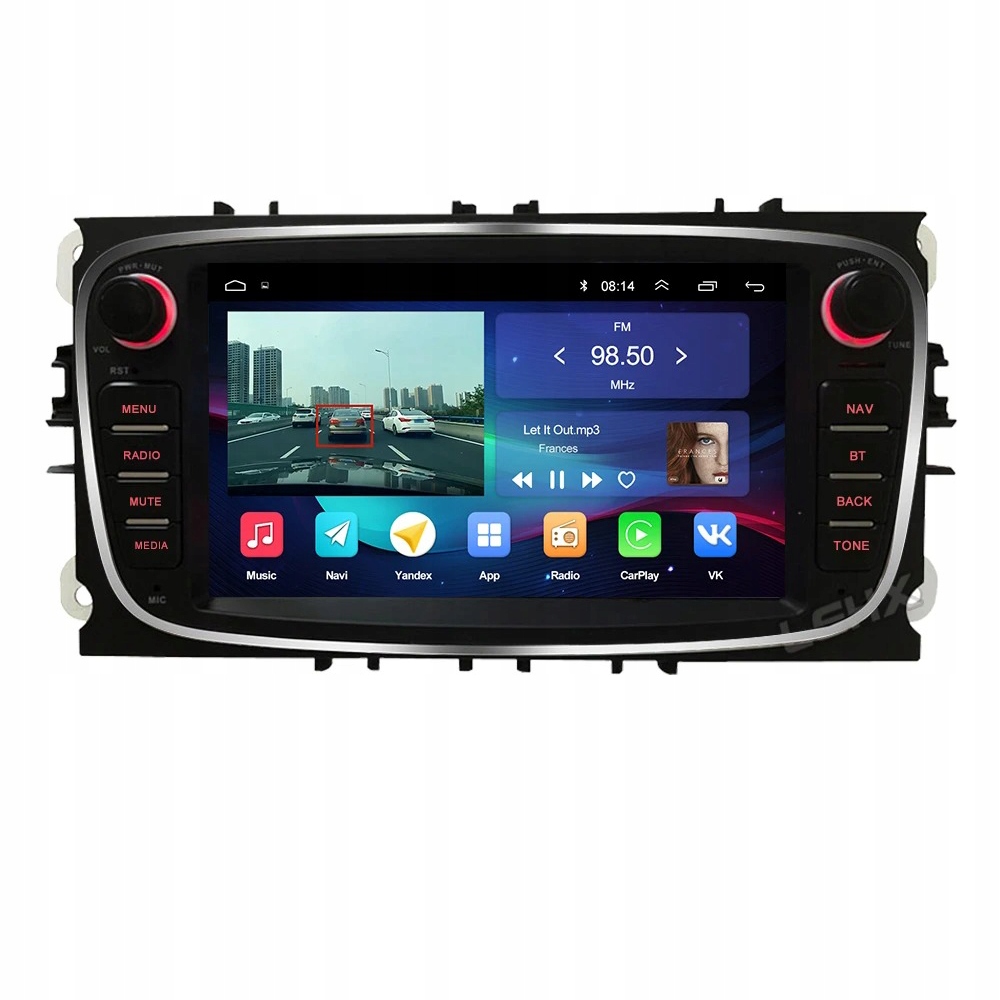 Navigatii GPS - Navigatie Ford Kuga Fiesta Tourneo Connect Fusion Focus C-MAX S-MAX Transit Galaxy Mondeo, Android 13, Wireless Carplay si Android Auto, 2GB RAM si 32GB ROM, Display IPS 7 inch, Internet, Aplicatii, W