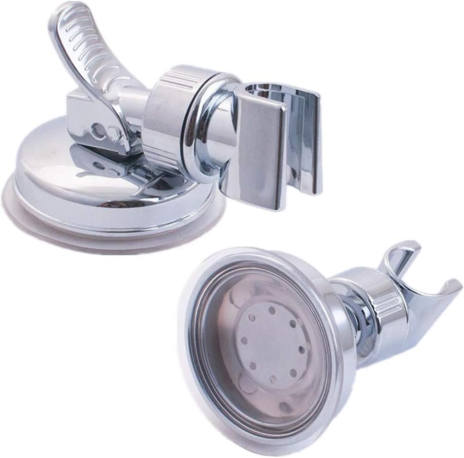 Suport Para Dus cu Ventuza, Reglabil 360 Grade, 10, 5 x 7 cm, Argintiu 2 49968347