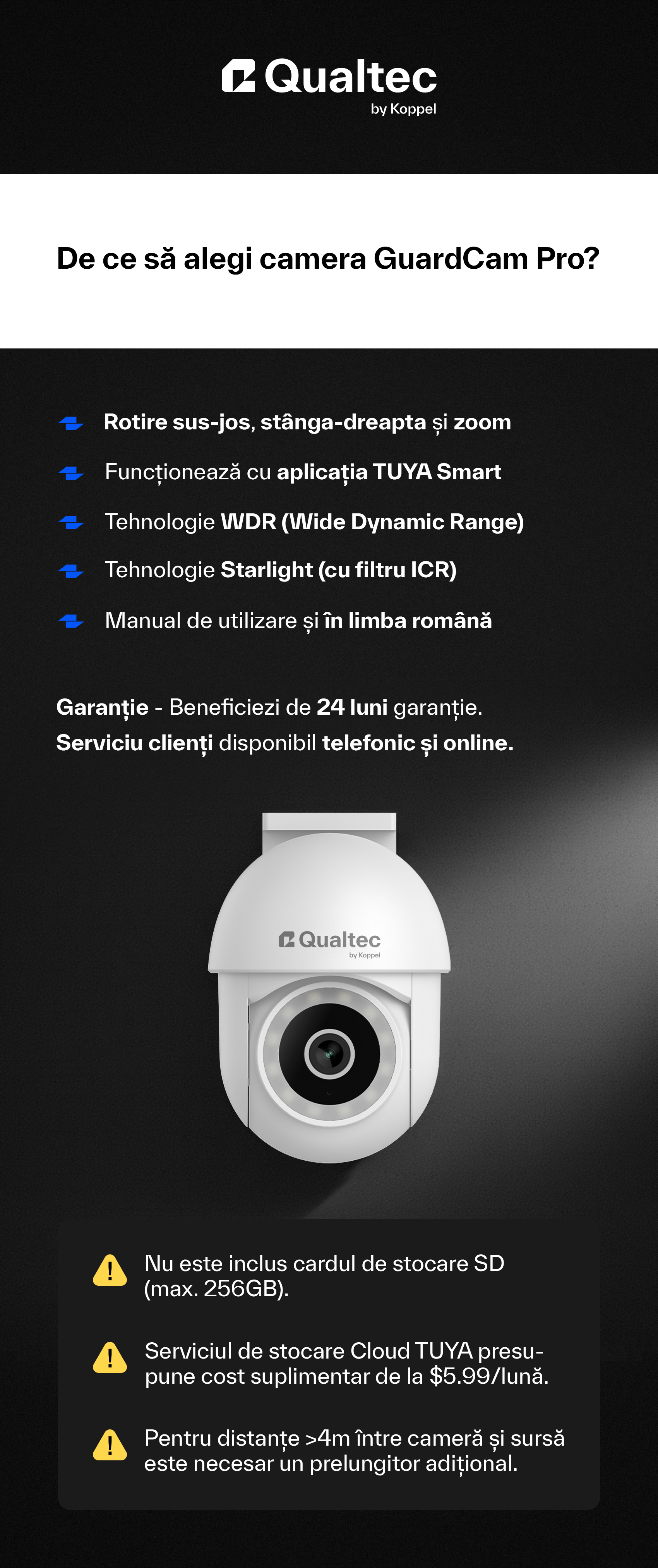 camera supraveghere, camera supraveghere exterior, camera supraveghere interior, camera supraveghere wireless, camera exterior, camera hikvision, camera ip, camera ip exterior, camera jortan, camera jordan, camera loosafe, camera night vision, camera rotativa, camera telefon, camera USB, camera video, camera wifi, camera wifi exterior, camera wireless, camera supraveghere exterior wifi, camera cctv, camera infrarosu, camera ONVIF, camera rotativa exterior, camera zoom, camera interior, camera homeguard, camera xiaomi, camera reolink, camera tapo, camera tp link, camera eufy, camera imou, camera ezviz, camera de supraveghere wifi, jortan camera, camere wifi exterior, icsee, camera supraveghere exterior rotativa, camera supraveghere jortan, camere supraveghere jortan, mini camera supraveghere, camere supraveghere wifi, camere supraveghere exterior wifi, camera supraveghere wireless, camera de filmare, wifi smart camera, mini camera wifi, tp link tapo c310, ipcam, ip camera wifi, camere de supraveghere wireless, camera ip hikvision, camere supraveghere exterior wireless, camera supraveghere wifi exterior, camera ip wireless, camera video wireless, camera exterior wifi, camere video wireless, camere wireless exterior, Starlight Color Nigh Vision, Detectare miscare si persoane, Alarma sonora, Tuya, Rezolutie XxX, smart, audio-video, detectare & urmarire miscare si persoane, ONVIF, comunicare bidirectionala, compatibilitate cu retea Wi-Fi cu lungime de banda de 2.4 GHz, utilizatori multipli, compresie H.265 (la GuardCam Pro), 3x Zoom, filmare HDR, iluminare LED