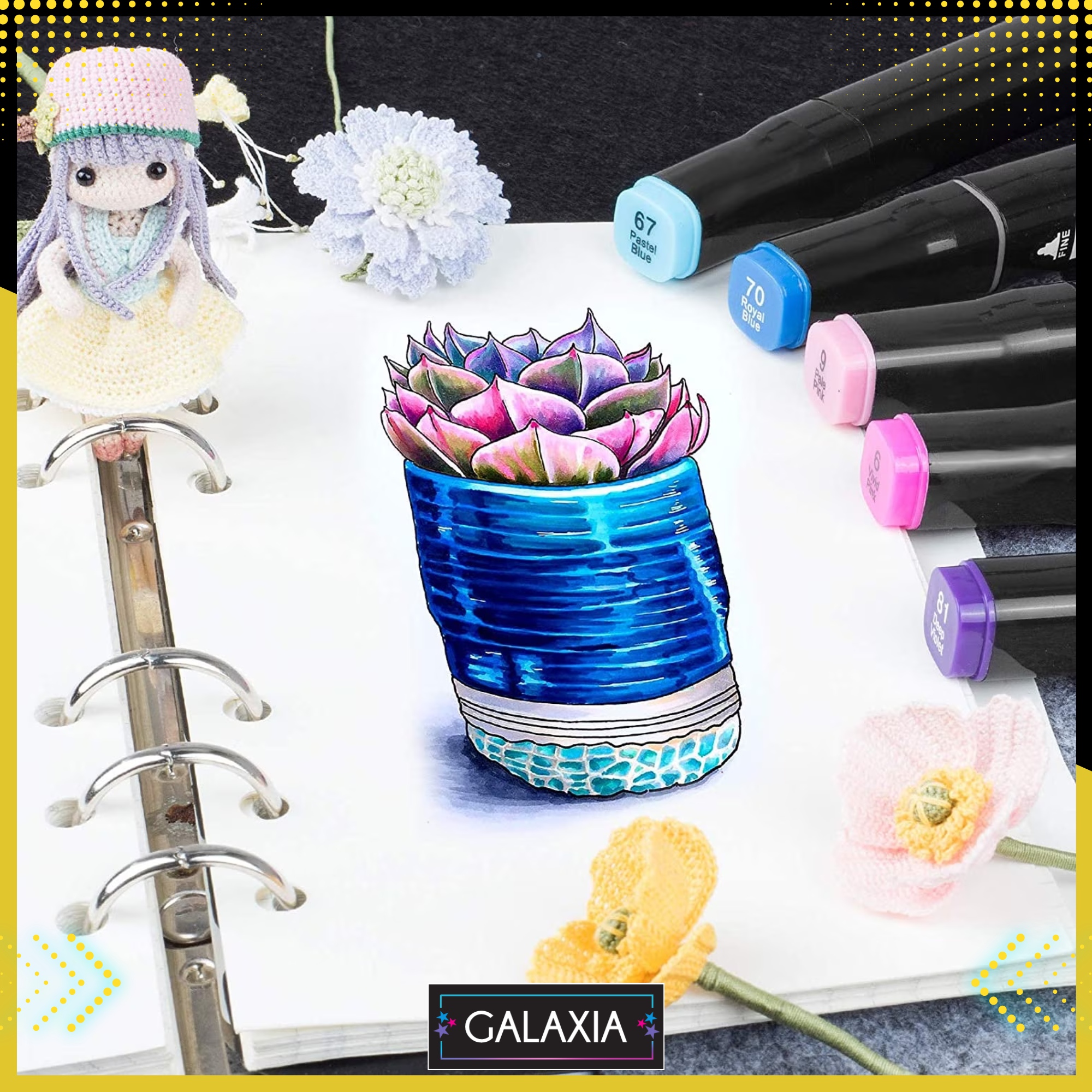 Markere Galaxia cu pigmentare inalta