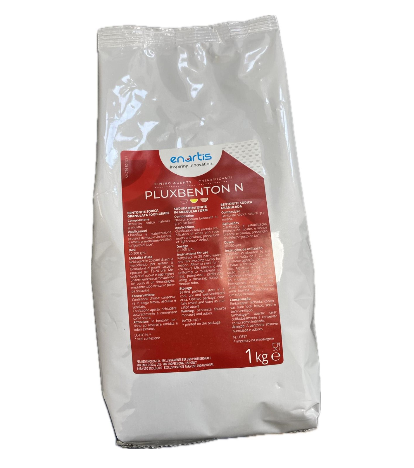 Produse vinificatie - Bentonita naturala granulata Pluxbenton, 1Kg