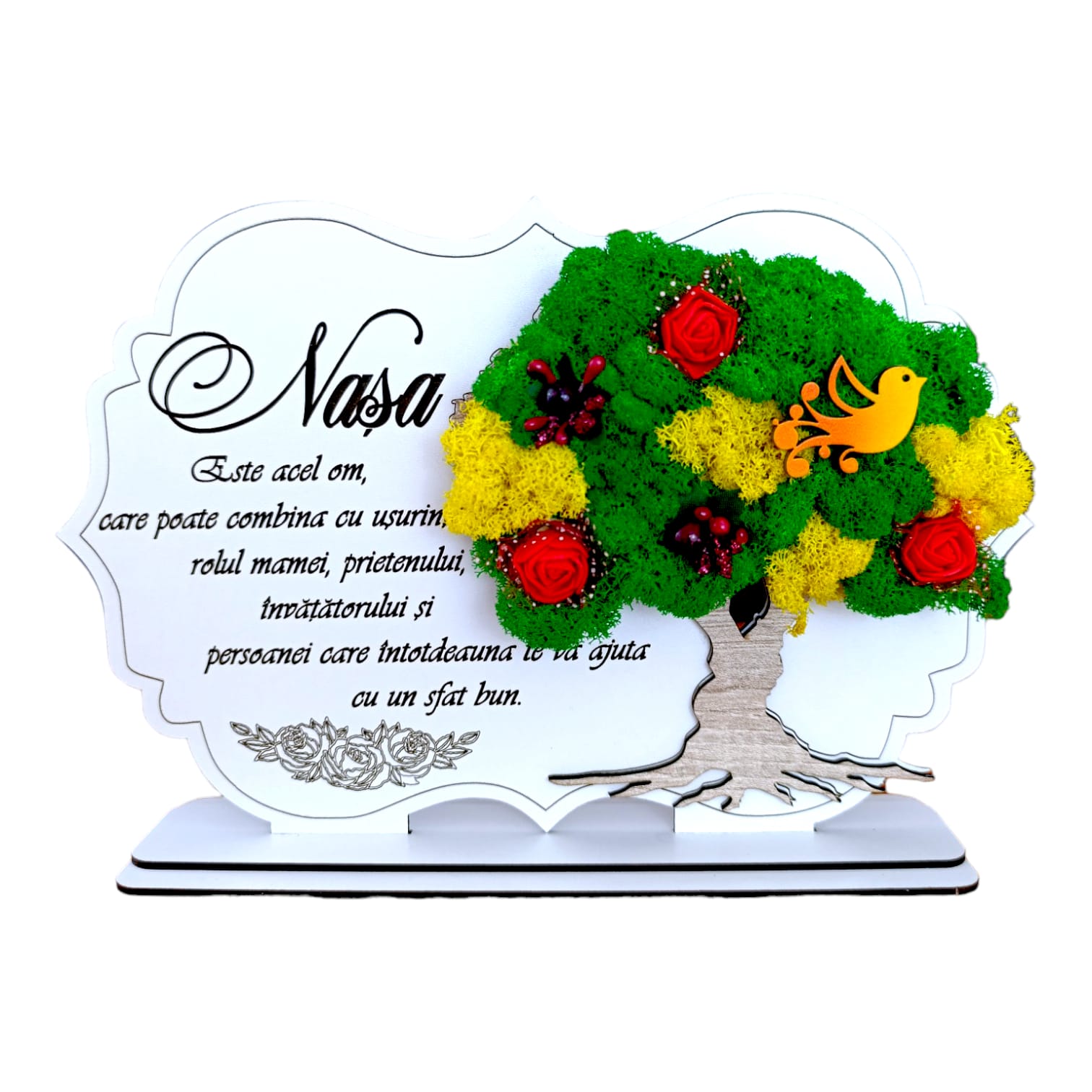 Cadouri Nasa - Tablou copac cu licheni, personalizat pentru Nasa