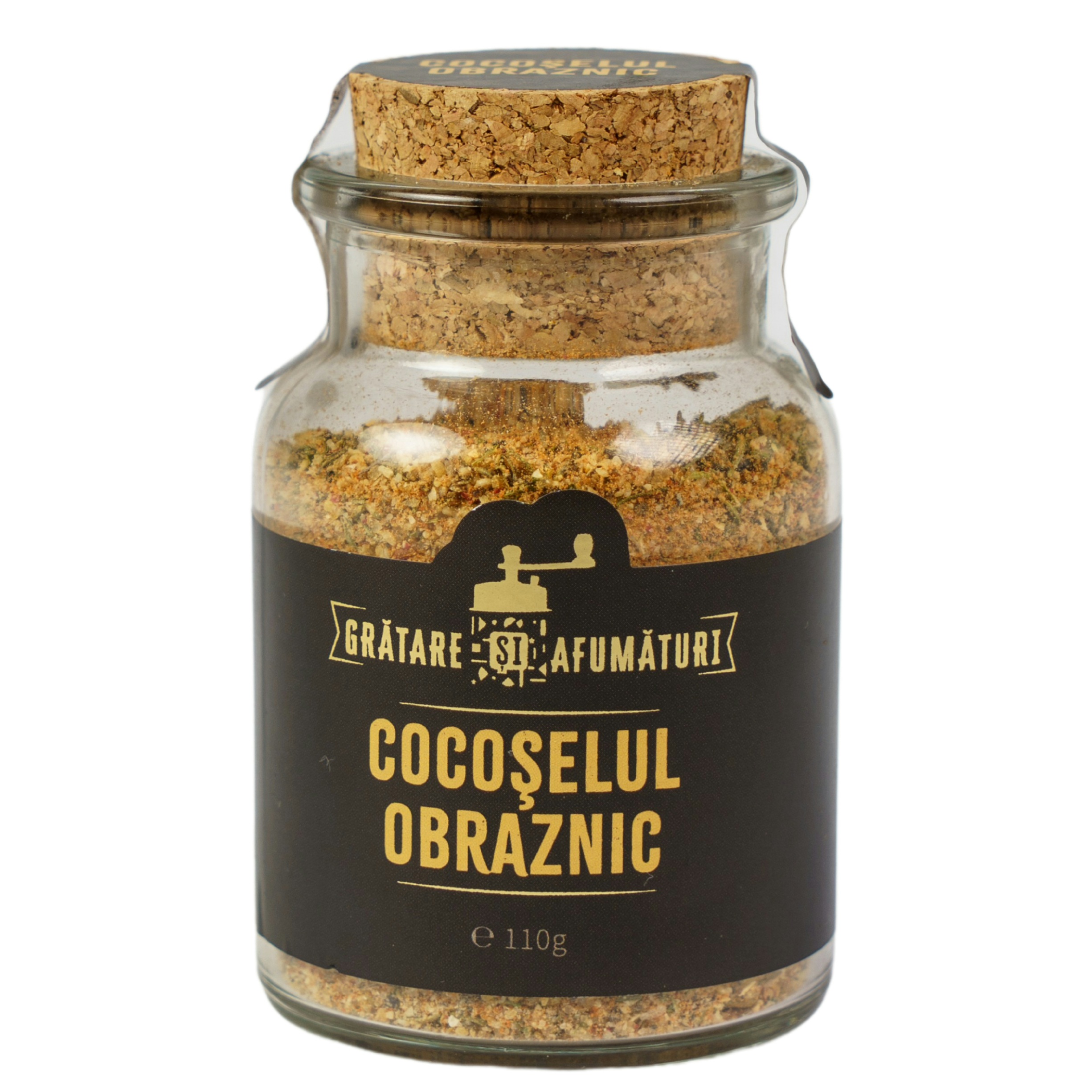 Mixuri&Condimente Sticluta - Mix de condimente pentru carne de pui/rata/curcan, Cocoselul Obraznic, Rub, Marinada uscata, 110g