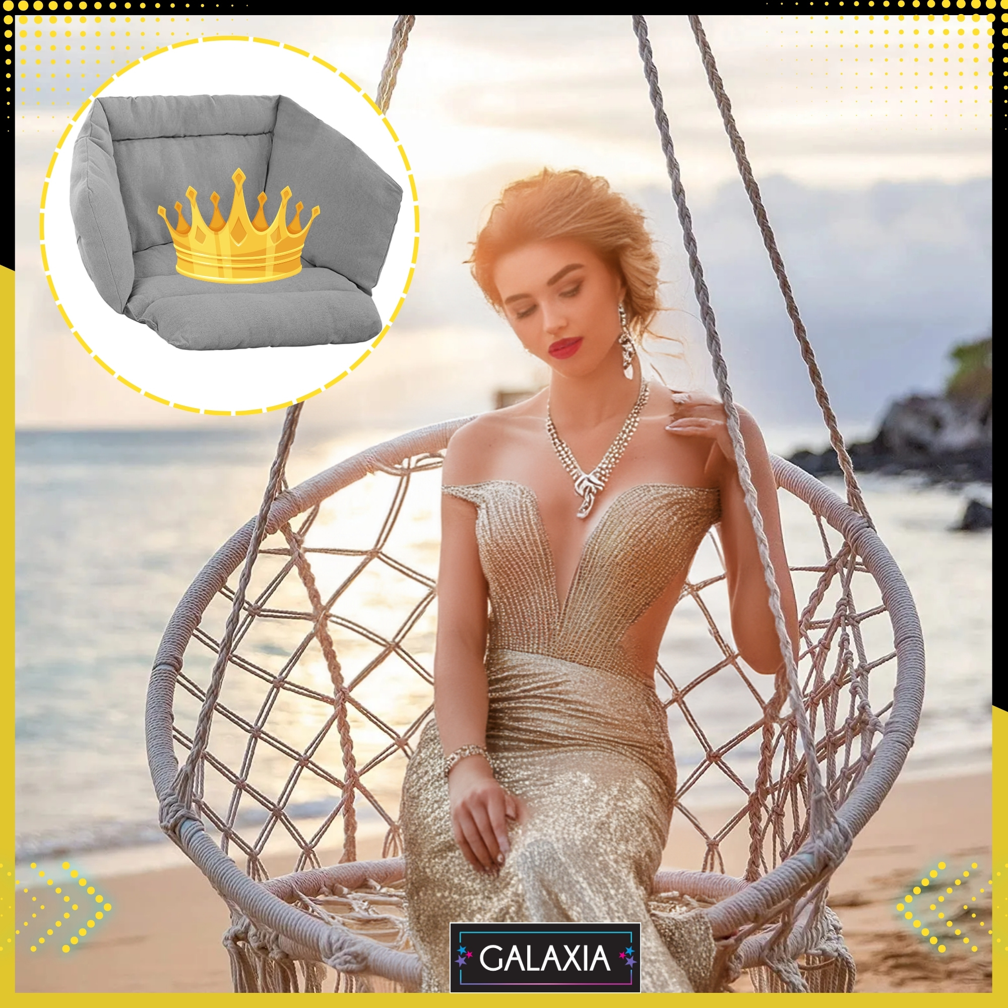 ЛЮЛКА ЩЪРКЕЛ КУБ Висящ стол 80см