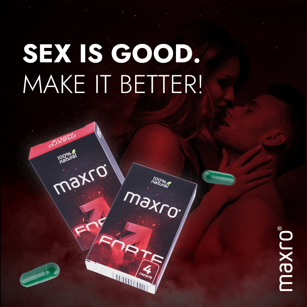 Supliment erectie si potenta, Maxro Forte, Formula 100% naturala, 4 capsule [3]