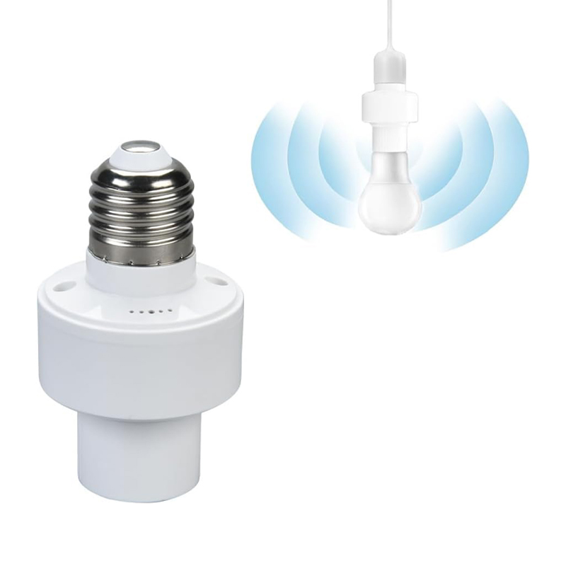 Set 2 Dulie E27 cu senzor de miscare si lumina, Rqiurpn, detectie 360°, pentru iluminat, distanta de detectare a miscarii 3-5m, utilizare interior/exterior, ABS, alb 3 54727908