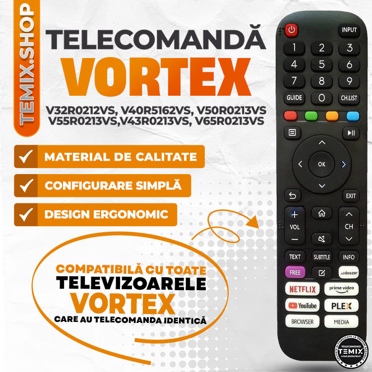 telecomanda vortex