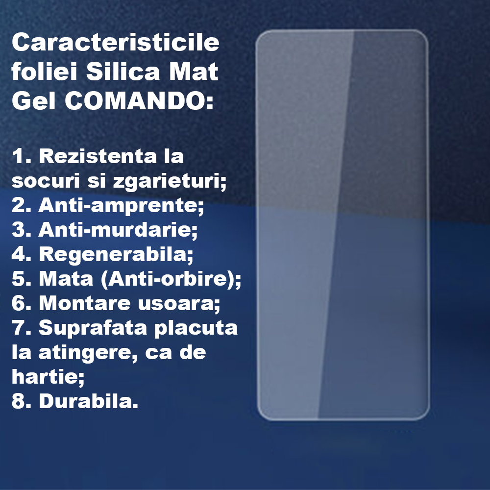 Силициево фолио-мат-гел-Командо