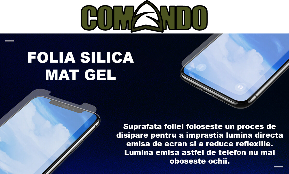 Силициево фолио-мат-гел-Командо