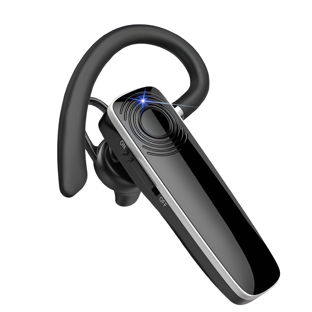 Casti Wireless - Casca Bluetooth 5.3, matcso®, Single Ear Handsfree, Wireless Business, Soferi, Birou, Convorbire pana la 14 ore, Conectare multipoint la doua dispozitive simultan, Microfon HD, Compatibila universala,