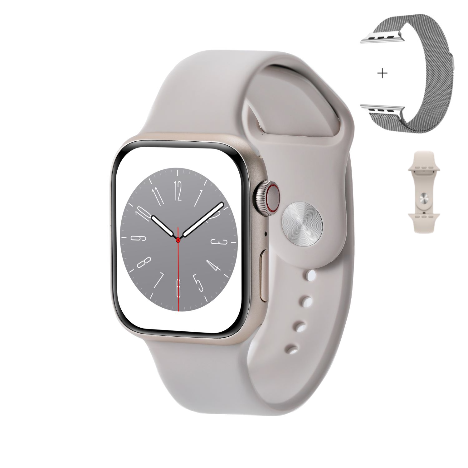 Produse EmagMarketplace - Ceas Smartwatch TFT, matcso by CSM 4U PRODUCTS®, Rezolutie 320*385 HD, Rezistenta la Apa IP68, NFC, Incarcator Magnetic, Notificari Apeluri/Sms/Social Media, Monitorizare Activitati Fizice, Ritm Cardi