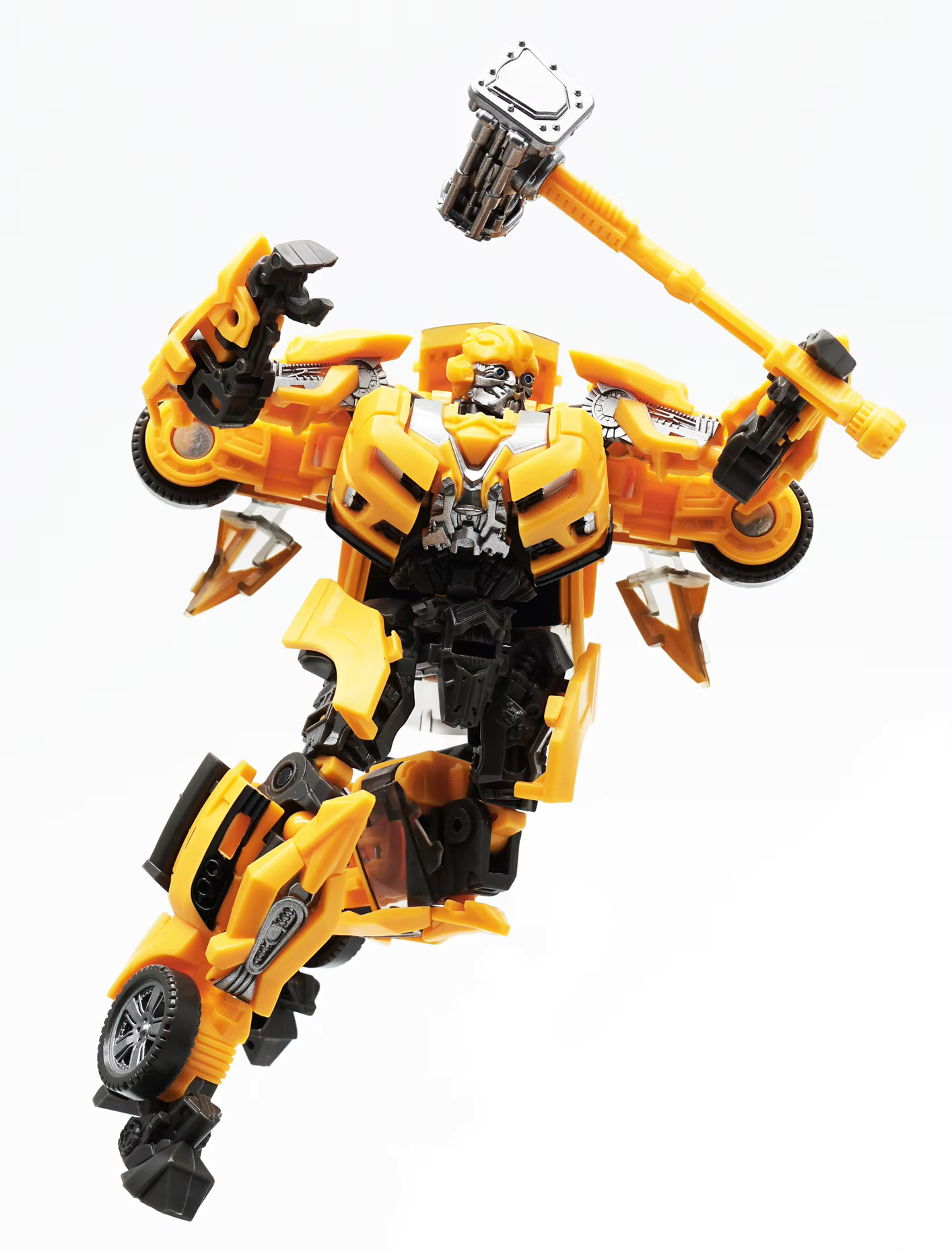 WORKER BEE & BUMBLEBEE セット Robot transformer 2-in-1 Bumble Bee, 13cm Iluminare Set Ochi si