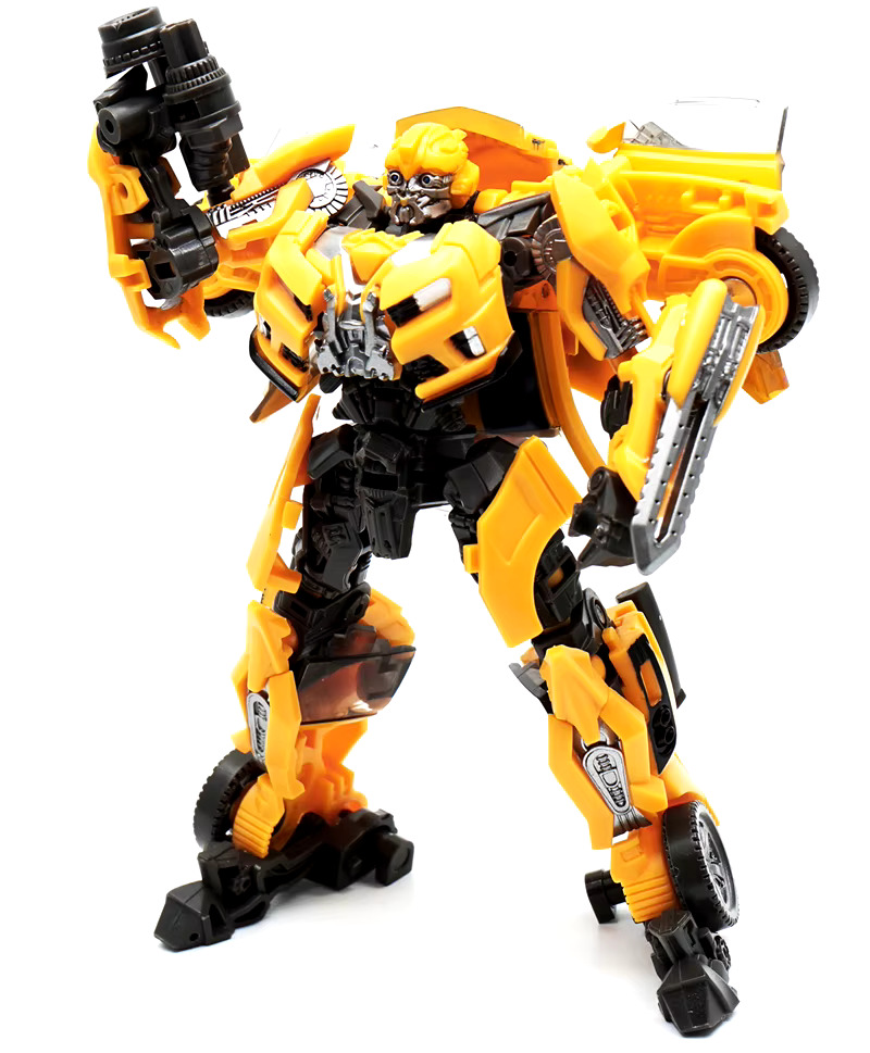 Robot transformer 2-in-1 Bumble Bee, 13cm Iluminare Set Ochi si
