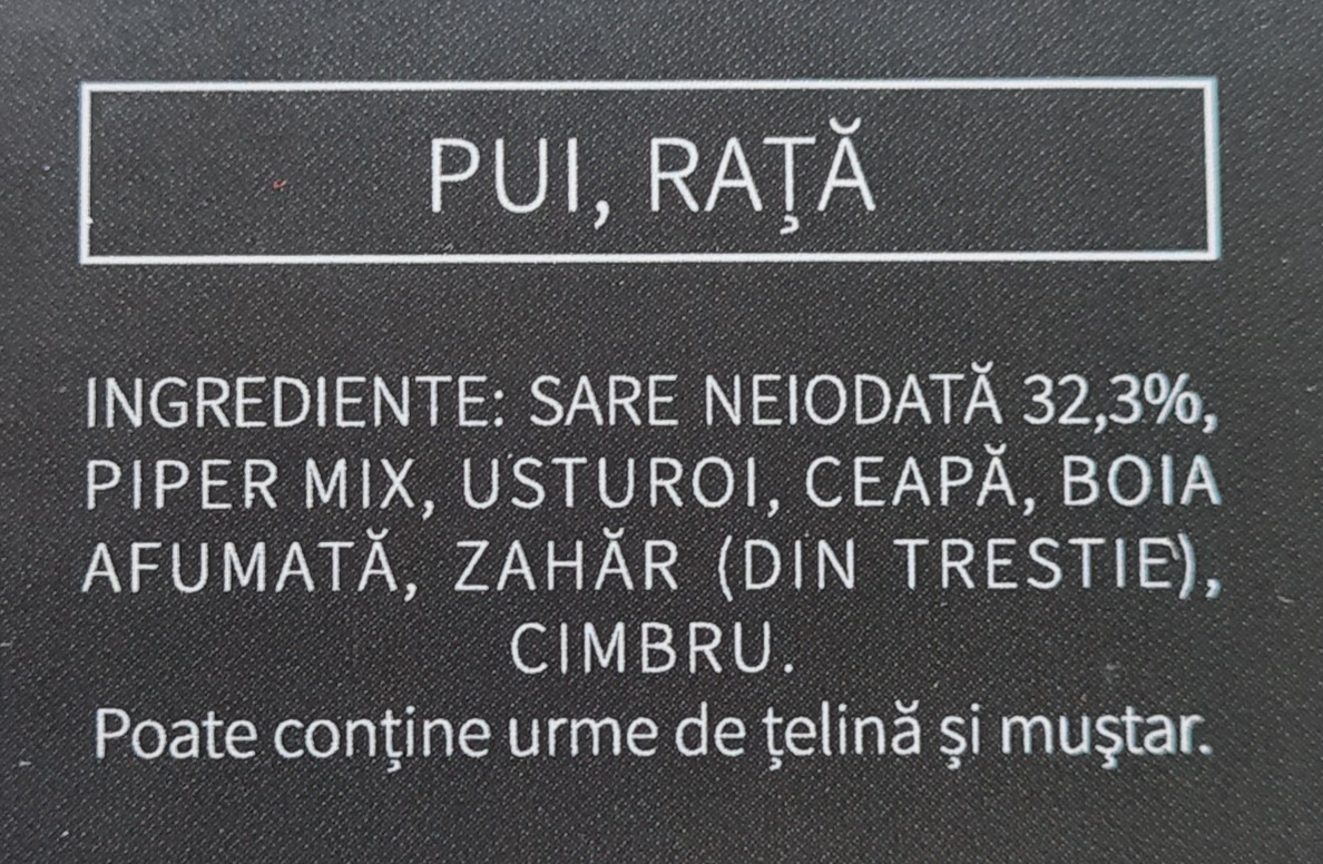 Mix de condimente pentru carne de pui/rata/curcan, Cocoselul Obraznic, Rub, Marinada uscata, 110g [1]