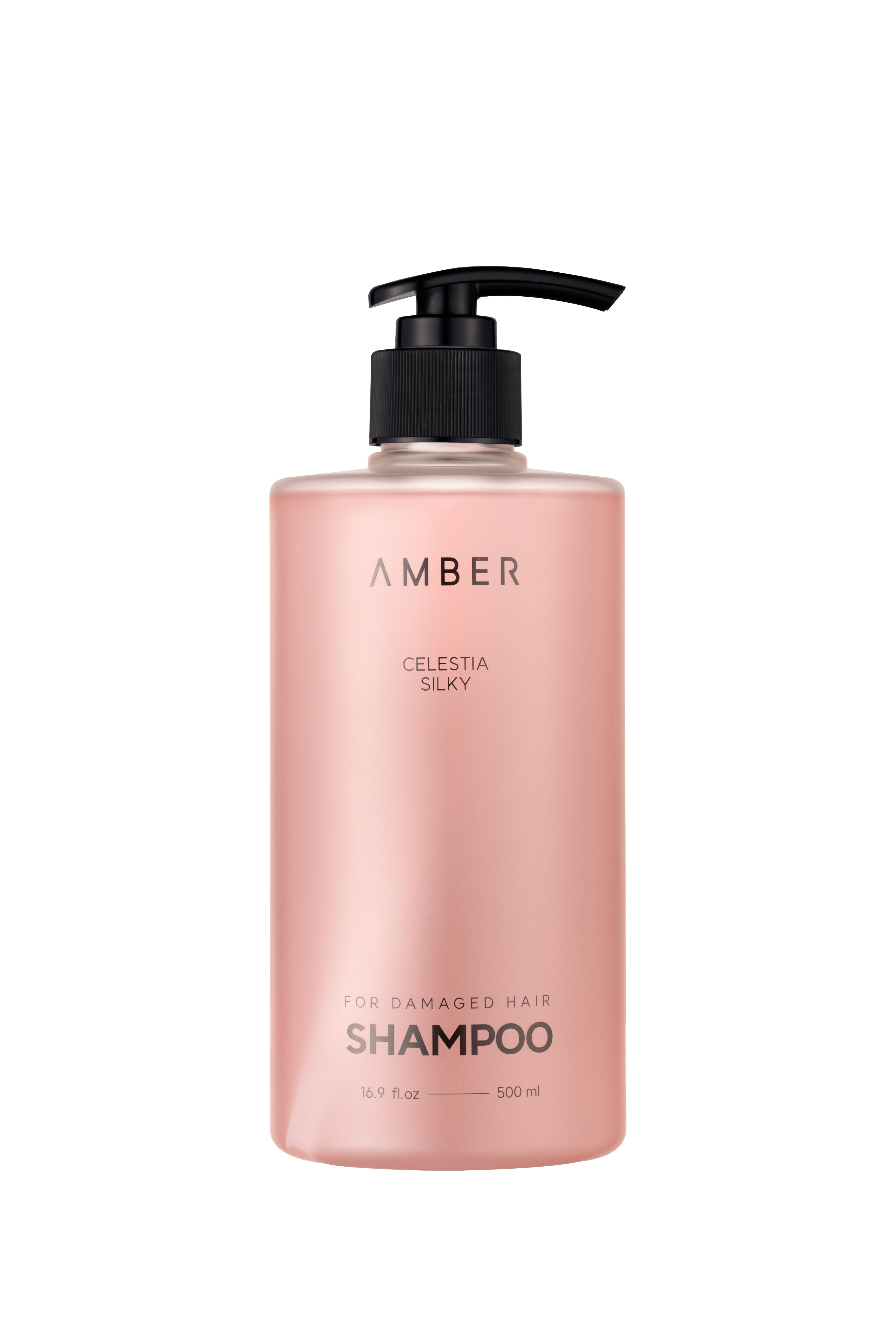 Produse de ingrijire coreene - Sampon pentru Par Deteriorat AMBER SOLUTION, Celestia Silky Sampon Profesional K Beauty 500 ml