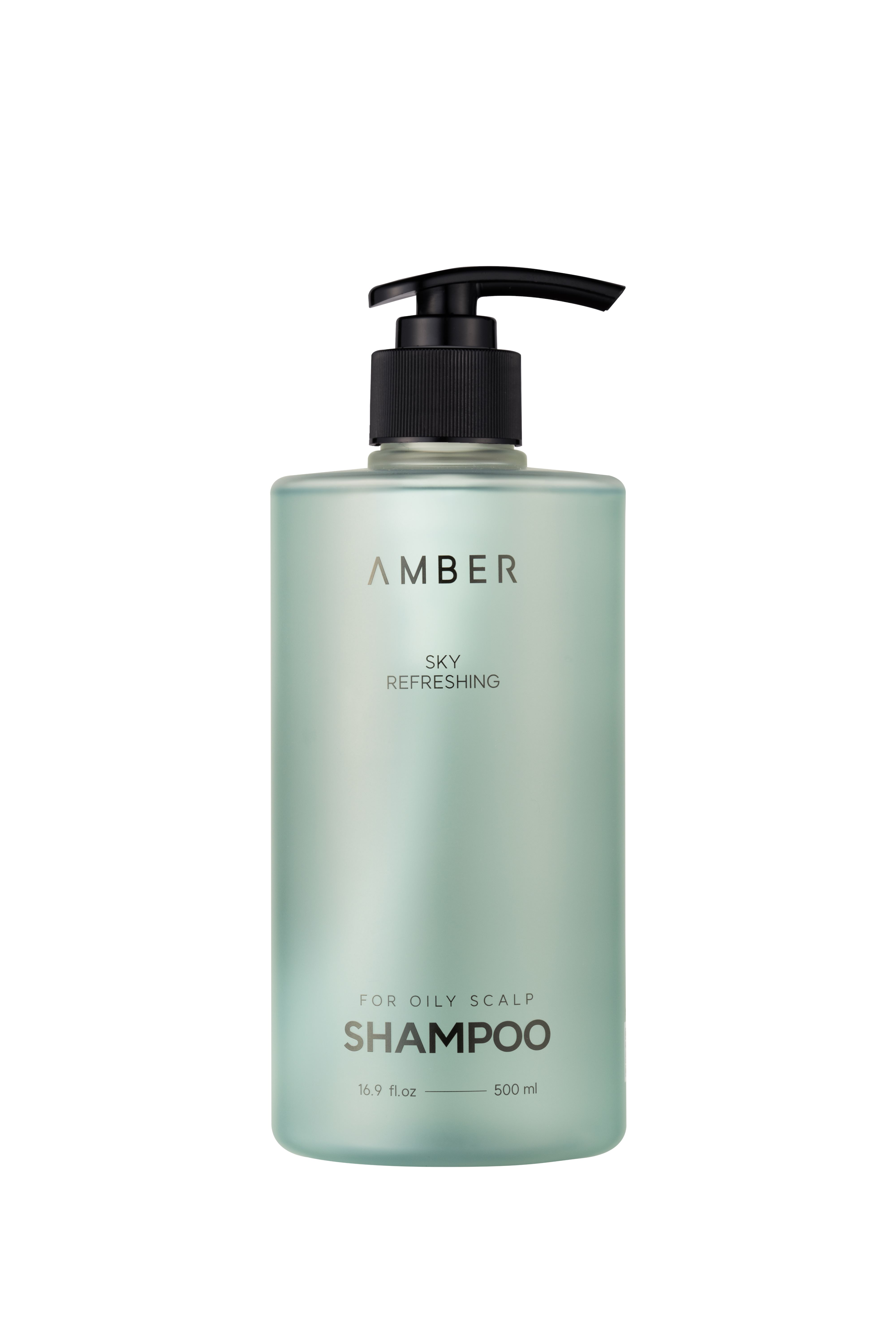 Produse de ingrijire coreene - Sampon Sky Refreshing, AMBER SOLUTION, pentru Par Gras, Sampon Profesional, 500 ml