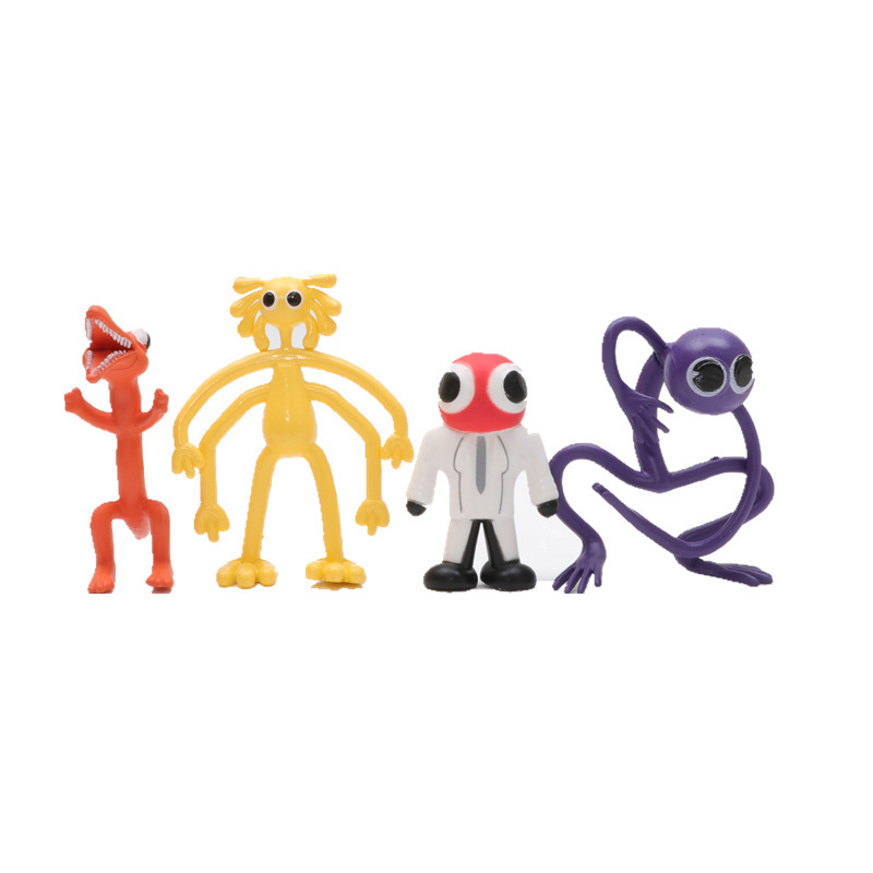 Set figurine Rainbow Friends, 8 piese, multicolor, 2.5x4Inch