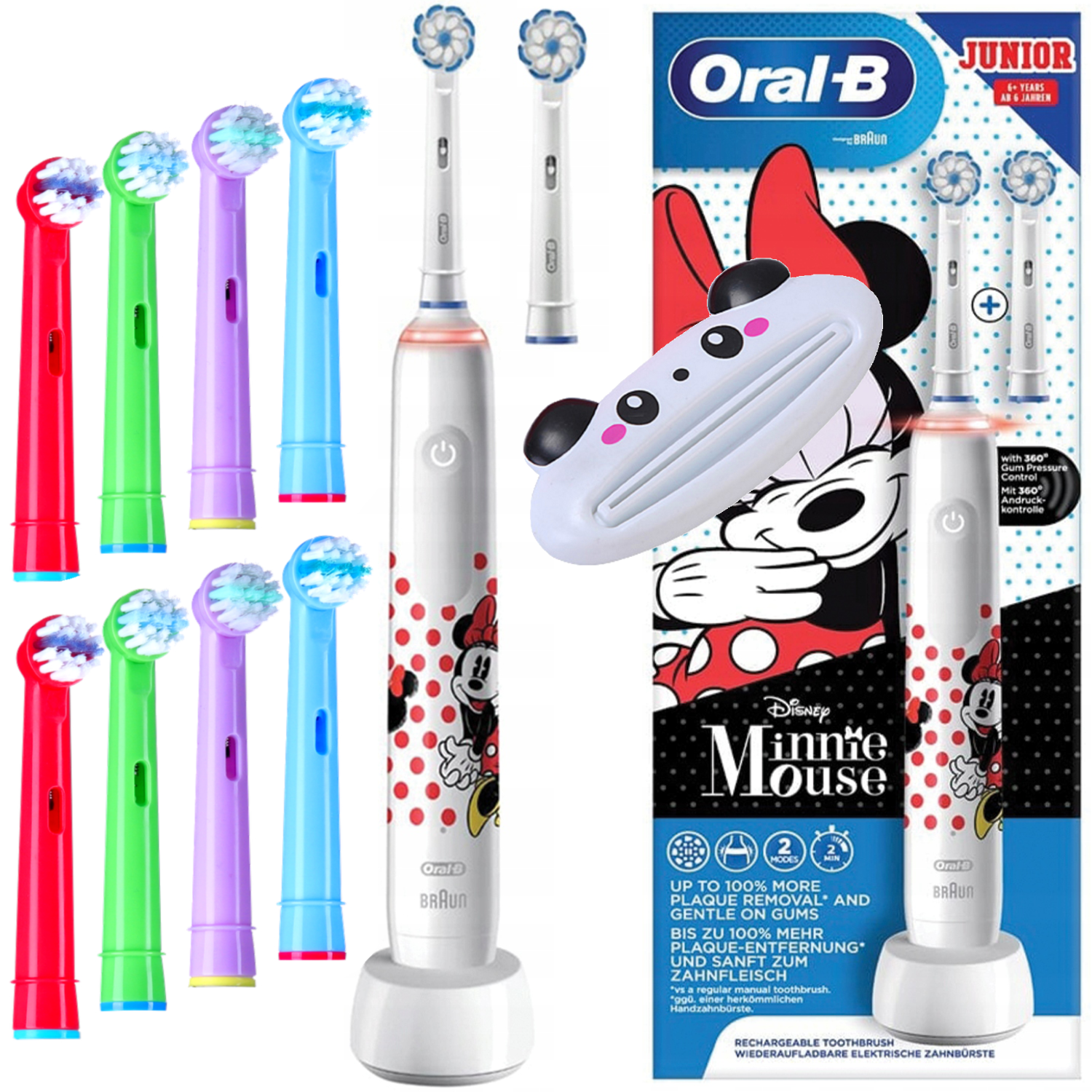 Set, Periuta de dinti electrica pentru copii, Oral-B Pro Junior