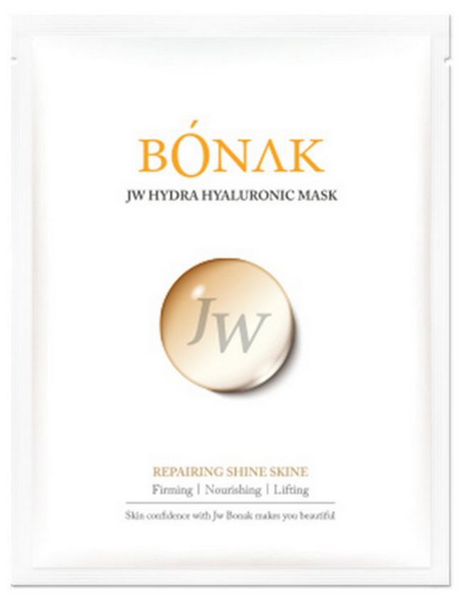 Set coreean de 10 masti-servetel si ser pentru ten, BONAK, JW Revital C Peptide Mask and Good Night Ser, pentru ten mai ferm, efect de lifting, K Beauty, 10 masti x 28 g si 1 Ser Good Night x 50 ml [1]