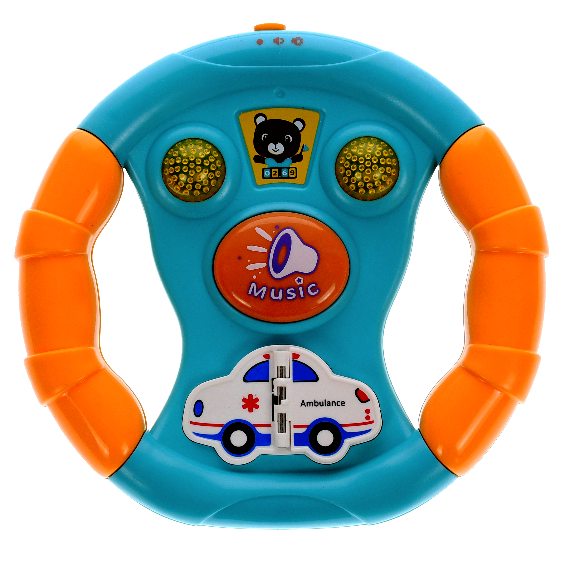 Jucarii si joaca - Volan interactiv pentru bebelusi cu sunete si lumini – jucarie educativa copii