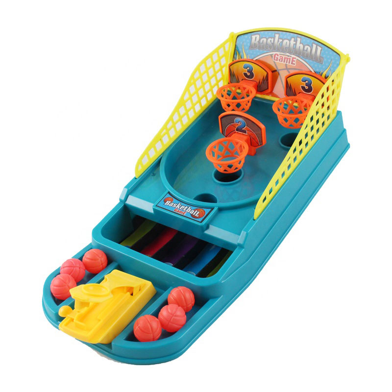 Centre de activitati - Jucarie interactiva mini baschet, 3 cosuri, multicolor