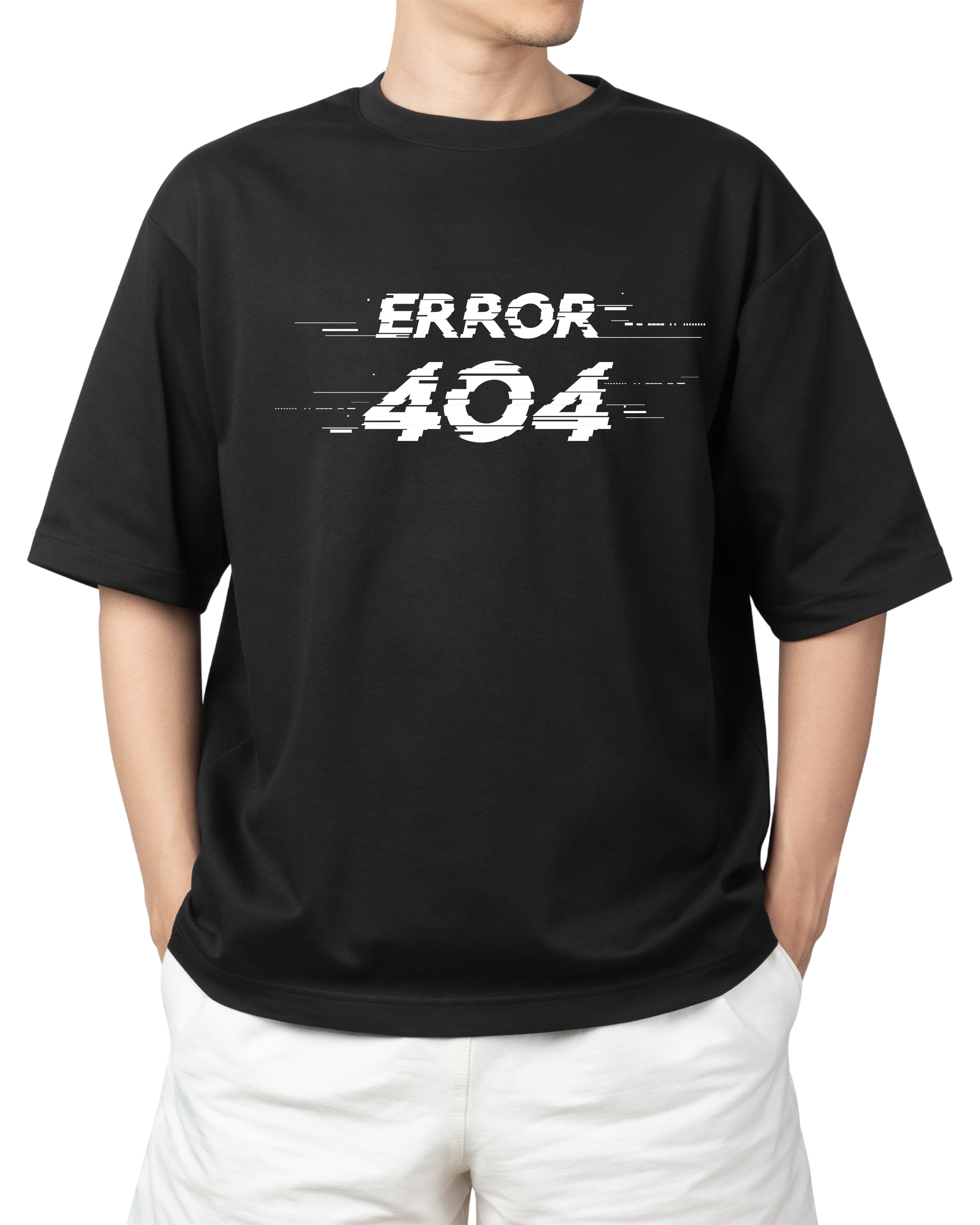 Tricouri barbati - Tricou Barbati cu Imprimeu, Error 404, Bumbac